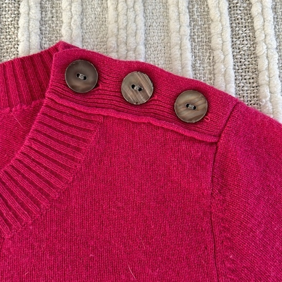 Fenn Wright Manson Womens Pink Cashmere Crew Neck Sweater Medium Quiet Luxury - Picture 9 of 9